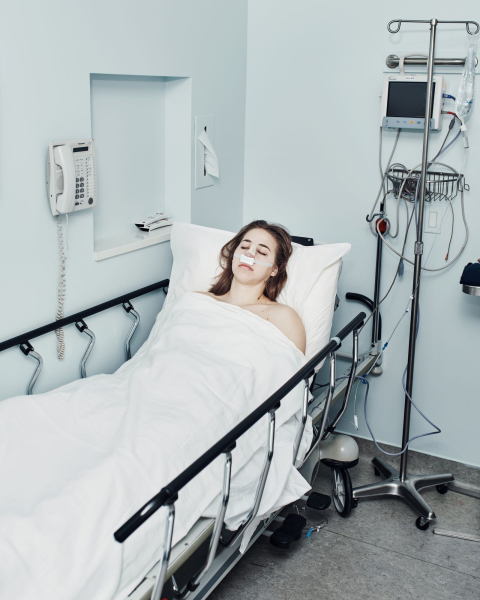 rhinoplasty patient photos for allure.com's life in plastic column